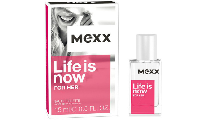 Mexx Life Is Now Pour Femme Eau de Toilette 15ml