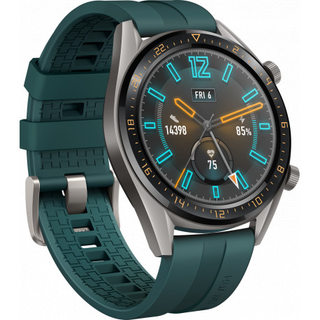 Huawei Watch GT, titanium pelēks/zaļš