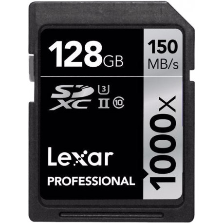 Lexar atmiņas karte SDXC 128GB Pro 1000x UHS-II U3 V60