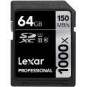 Lexar mälukaart SDXC 64GB Pro 1000x U3 V60 150MB/s