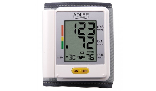 Blood preasure monitor Adler Memory function,
