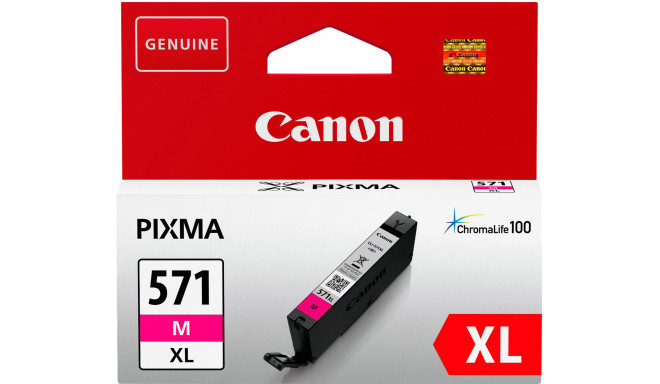Canon tintes kasetne CLI-571XL, madženta