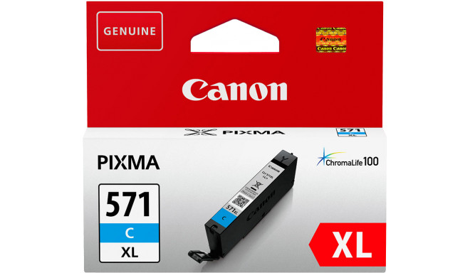 Canon tint CLI-571XL, tsüaan