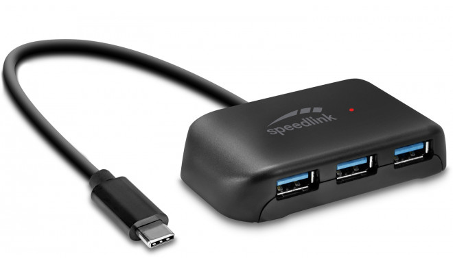 Speedlink USB hub Snappy Evo USB-C 4-порта (SL-140202)