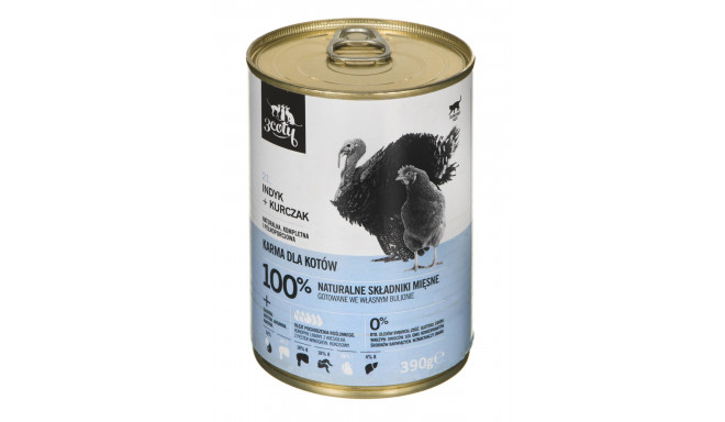 Feed 3coty Turkey + Chicken Complete Cat Wet Food 390T21TC (0,39 kg )