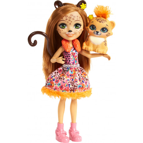 Enchantimals кукла Cherish Cheetah & Quick-Quick (FJJ20)