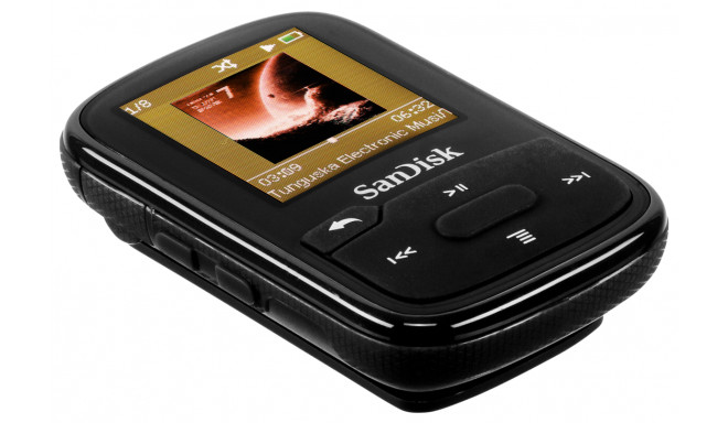 SanDisk MP3 mängija Clip Sport Plus 16GB, must