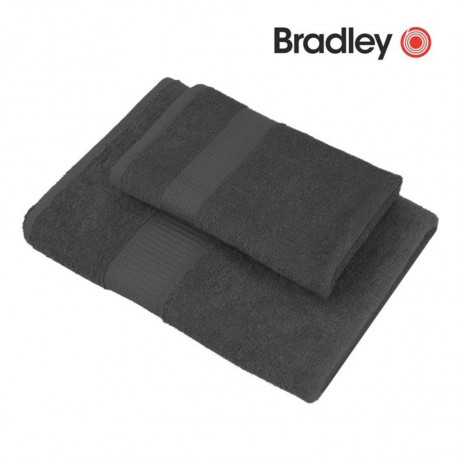 Bradley Полотенце фроте, 100 x 150 см, темно-серое