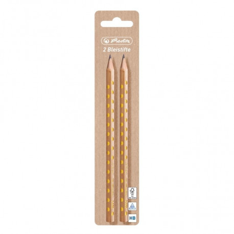 Herlitz harilik pliiats 2 tk Pure Glam HB kolmnurkne