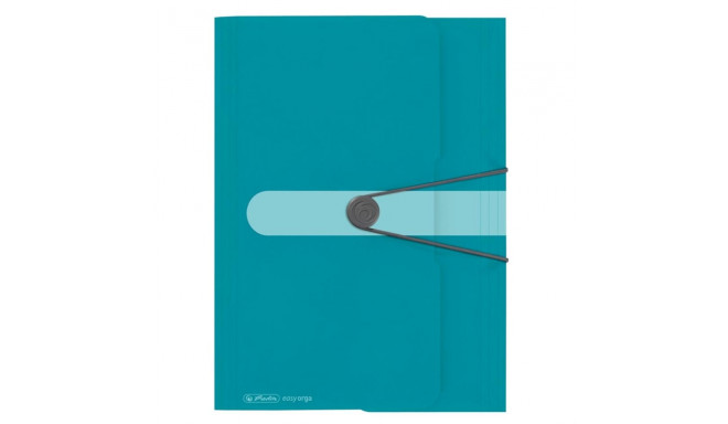 Herlitz kummiga kaaned A4 Color Block türkiis