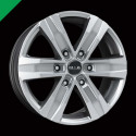 Alloy Wheel MAK Stone 6 Silver, 17x7.5 6x139.7 ET30