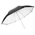 Falcon Eyes Jumbo Umbrella URN-T86TSB1 Transparent White + Silver/Black Cover 216 cm