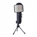 Table-top Microphone KEEP OUT XMICPRO USB Streaming LED Black