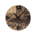 Vintage Coconut Cities Wall Clock