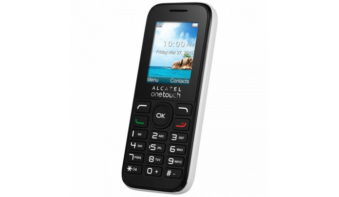 Mobile telephone for older adults Alcatel 10-50 1,8" TFT RADIO FM DUAL SIM White