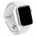 Apple Watch Series 3 GPS Cell 42mm Silver Alu White Band