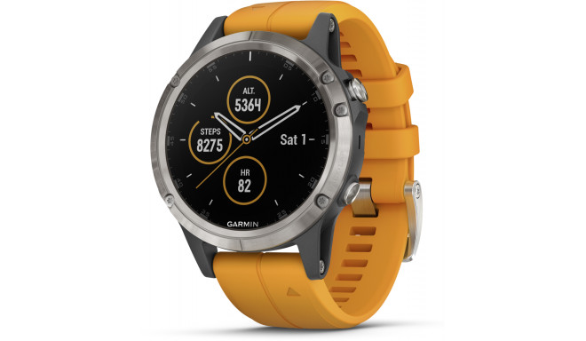 Garmin fenix 5 Plus Sapphire Titan/Orange