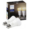 Philips Hue White Ambiance LED DIM E27 9,5W (60W) white 2pcs