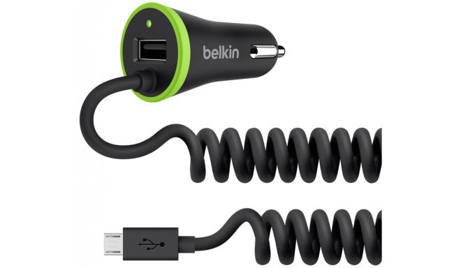 Belkin car charger 3.4A + microUSB cable (F8M890BT04-BLK)