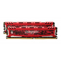 Ballistix RAM Sport LT 16GB Kit DDR4 8GBx2 2400 DIMM 288pin red SR