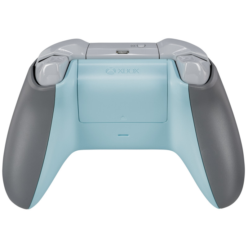 grey blue xbox one controller