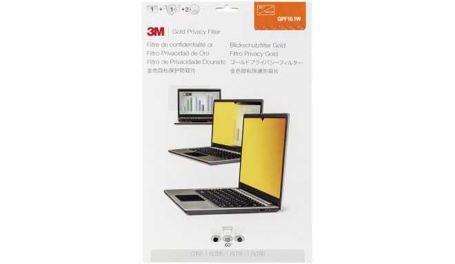 3M privacy filter GPF101W 10,1" 16:9, gold
