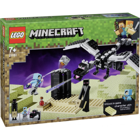 minecraft lego the end battle