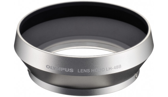 Olympus lens hood LH-48B ED 17mm 1.1.8, silver