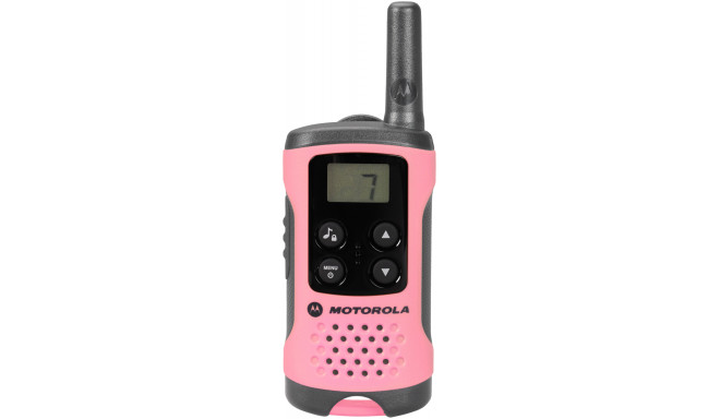 Motorola walkie-talkie TLKR T41, pink - Walkie-talkie - Photopoint