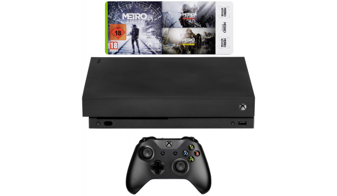 Microsoft Xbox One X 1TB Metro Saga Bundle USK 18
