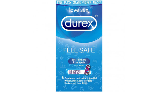 Durex Feel Safe - 6 Pieces