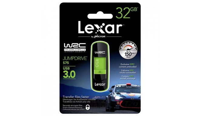 USB mälupulk Lexar JumpDrive S75 WRC (32 GB)