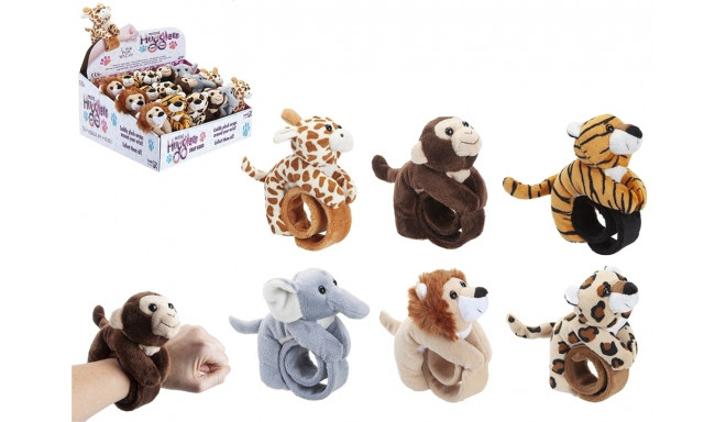15 cm Hugglers Bracelet Plush Zoo Animals