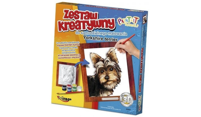 DOGS – 3D painting – YORKSHIRE TERRIER