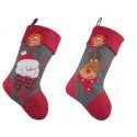 Christmas Craft - Stocking Grey/Red - model to choose