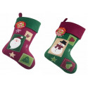 Christmas Craft - Stocking Patchwork - model to choose