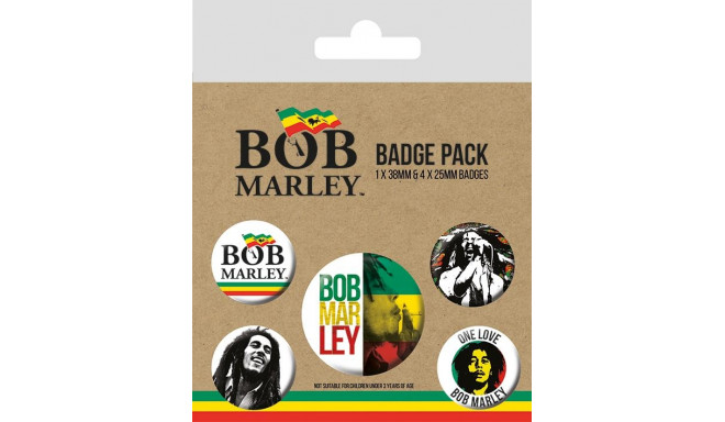 Bob Marley badge pack