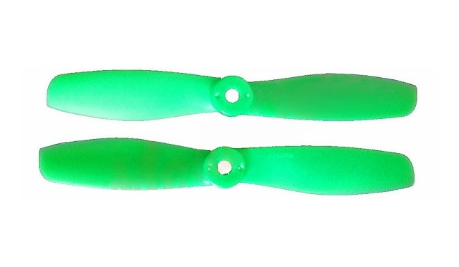 GEMFAN: Propeller Gemfan Glass Fiber Nylon Bullnose 5x4.5 green  (2xCW+2xCCW)
