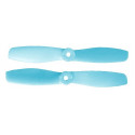 GEMFAN: Śmigła Gemfan Glass Fiber Nylon Bullnose 5.5x5 niebieski (2xCW+2xCCW)