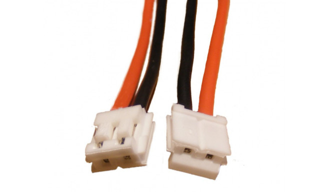 2-pin EH white plug with 22AWG wire 30,5cm