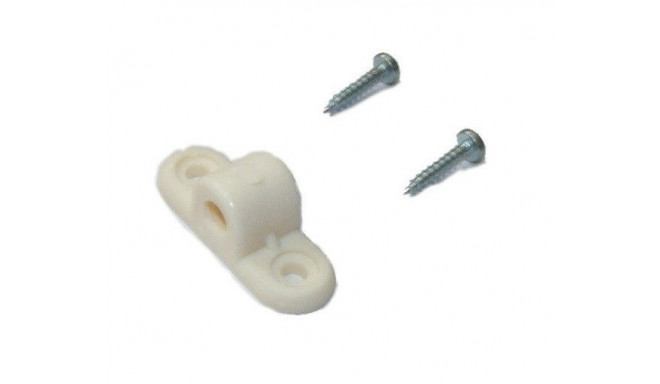 Threaded wing holder for screws M5 – white – 1 set