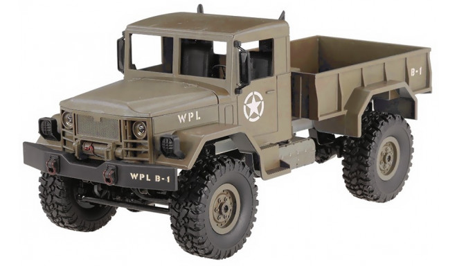 Army Truck WPL B-14 1:16 4x4 2.4GHz RTR - Yellow