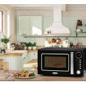 Bomann microwave oven Retro MWG2270CB, black