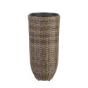 Lillepotiümbris WICKER D37xH77cm, plastikpunutis, värvus: tumepruun