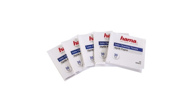 Puhastuslapid Hama Lens Cleaning Tissues, 6x12cm, 150tk (5pk, igas 30tk) silikoonivaba puhastuspaber