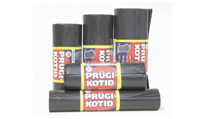 Prügikott  20l  must LD (42*60) 30my, 50tk/rullis