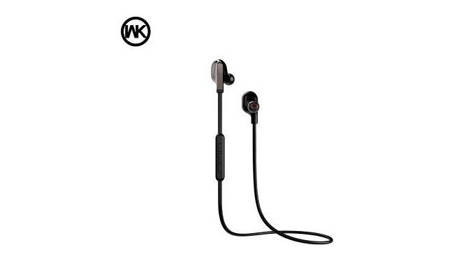 WK-Design Hi-Fi BD200 Premium Bluetooth 4.2 / A2DP / HFP / HSP / AVRCP / Sporta Austiņas Melnas