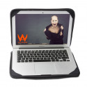 Sülearvuti ümbris Base Sleeve MacBook Air (2018) / Pro 13" Retina, must, Walk On Water