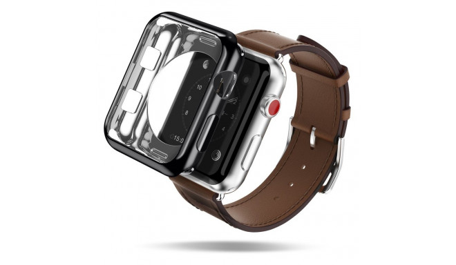 Dux Ducis Premium Silicone Case For Apple Watch 2 / 3 38 mm Black + Gift