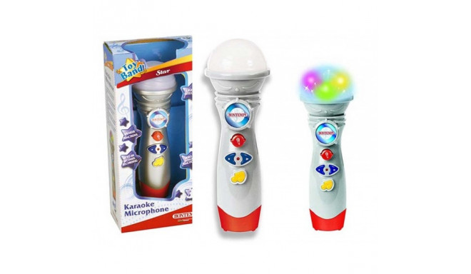 BONTEMPI Karaoke Microphone with voice recording and playback function, demosongs, light effects, 41